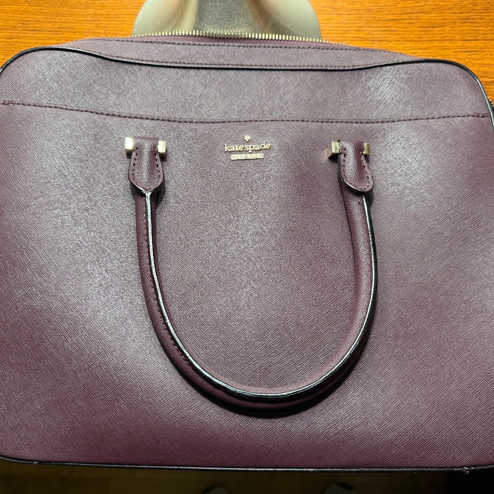 Kate Spade laptop bag - wine